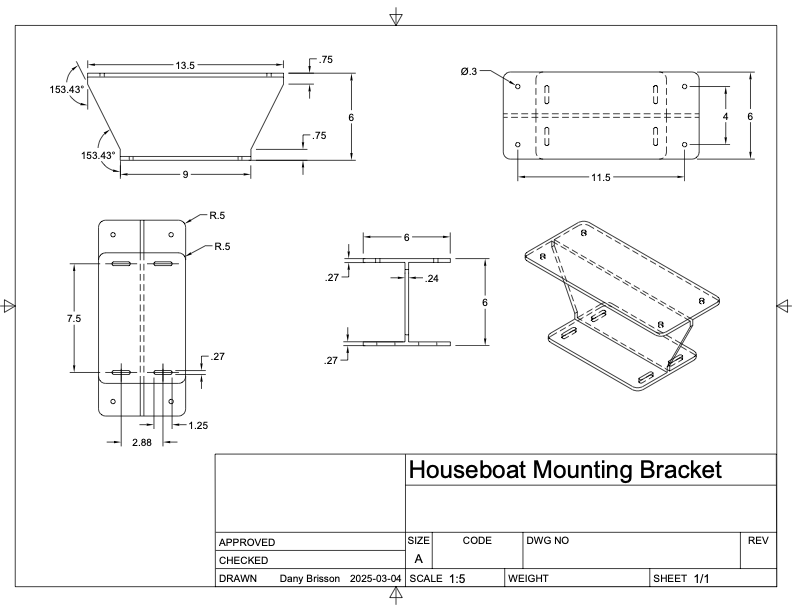 Houseboat Lowering Kit